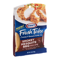 Kraft Fresh Take Cheese & Breadcrumb Mix Smokey Mesquite BBQ Recipe