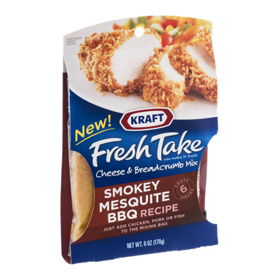 Kraft Fresh Take Cheese & Breadcrumb Mix Smokey Mesquite BBQ Recipe