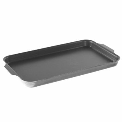 Nordic Ware Two Burner High-Sided Griddle, Metallic, 1 ea