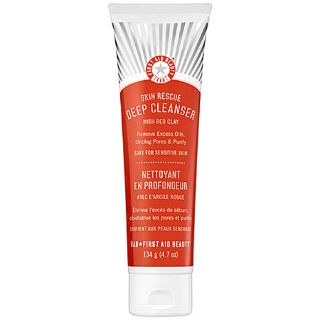 FIRST AID BEAUTY Skin Rescue Deep Cleanser with Red Clay
