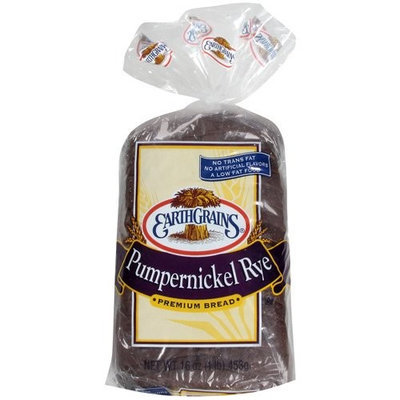 Earth Grains Pumpernickel Rye Premium Bread, 16 oz