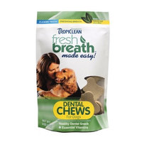 Tropiclean Fresh Breath Pet Chews, 6 Ounce Bag