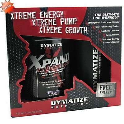 Dymatize Nutrition Xpand Xtreme Pump, Grape, Sugar Free, 1.76 Pounds