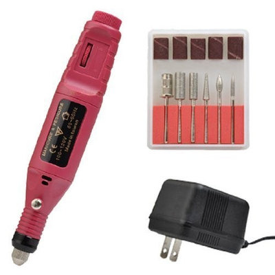 Brainydeal Nail Art Drill KIT Electric FILE Buffer Bits Acrylics