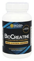 Natural Stacks - BioCreatine - 120 Vegetarian Capsules