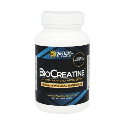 Natural Stacks - BioCreatine - 120 Vegetarian Capsules