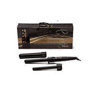Royale 3P Black Interchabgeable Barrels Curling Iron Set Tourmaline Ceramic 3 in 1 - 19mm (3/4