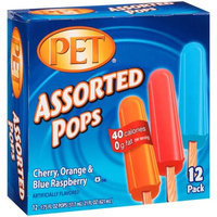 PET Assorted Frozen Pops, 1.75 fl oz, 12 count