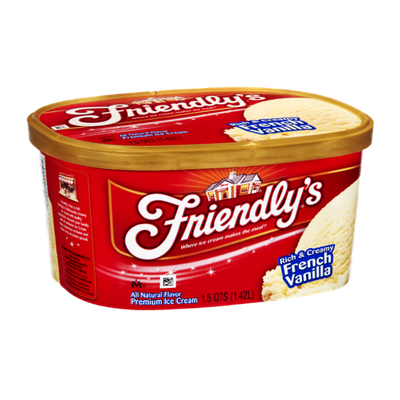 Friendly's Rich & Creamy French Vanilla Premium Ice Cream