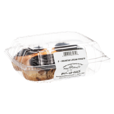 Egg Shells Bavarian Cream Donuts - 3 CT