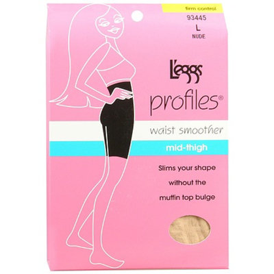 L'eggs Profiles Mid-Thigh Firm Control Waist Smoother