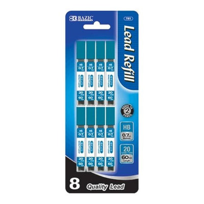 BAZIC 20 Ct. 0.7mm Mechanical Pencil Leads (8/pack)