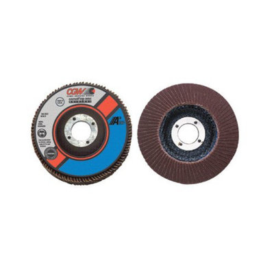 CGW Abrasives Flap Disc, A3 Aluminum Oxide, Regular - 4-1/2