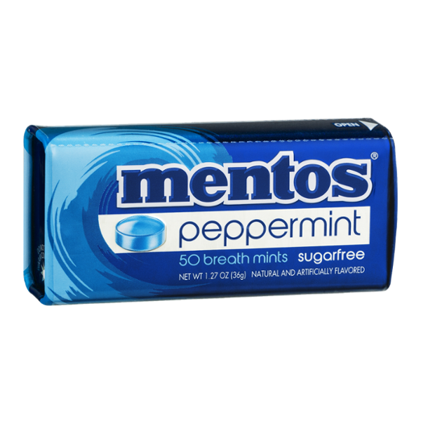 mentos Breath Mints Sugarfree Peppermint Reviews 2019