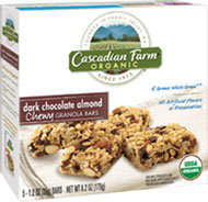 Cascadian Farm Organic Dark Chocolate Almond Chewy Granola Bars