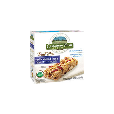 Cascadian Farm Organic Chewy Trail Mix Granola Bars Vanilla Almond Cherry