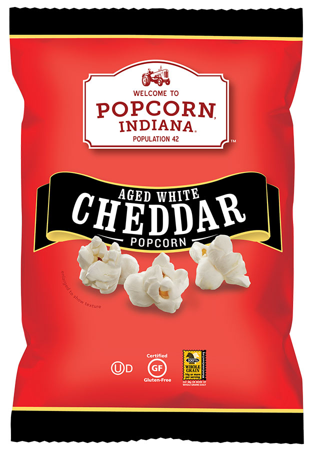 Popcorn Indiana Aged White Cheddar Popcorn