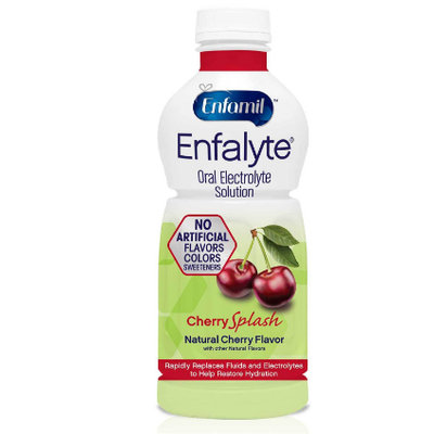 Enfamil Enfalyte Oral Electrolyte Solution, for Oral Rehydration, Ready To Use, Cherry Splash