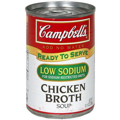 Campbell’s® Low Salt Chicken Broth Soup