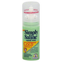 Blairex Nasal Mist Simply Saline Sterile Saline Cold Formula Nasal Mist For Children - 1.