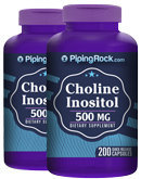 Piping Rock Choline Inositol 2 Bottles x 200 Capsules