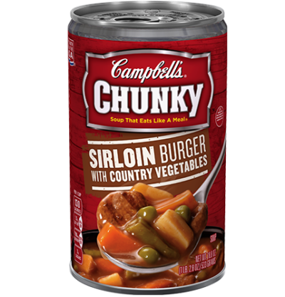 Campbell's® Chunky™ Sirloin Burger With Country Vegetables Soup