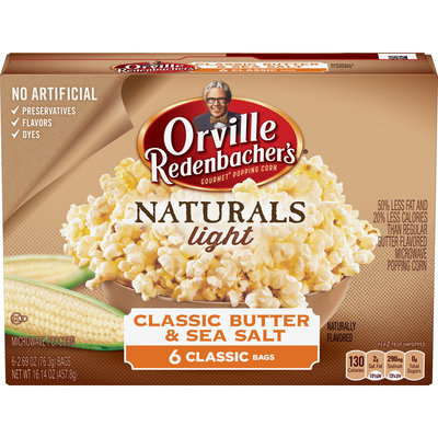 Orville Redenbacher's Naturals Light Classic Butter & Sea Salt