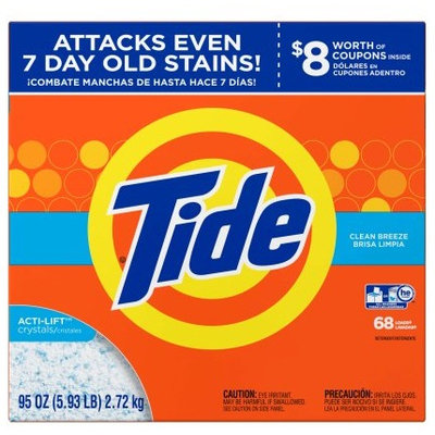 Tide Ultra Clean Breeze Scent HE Powder Laundry Detergent