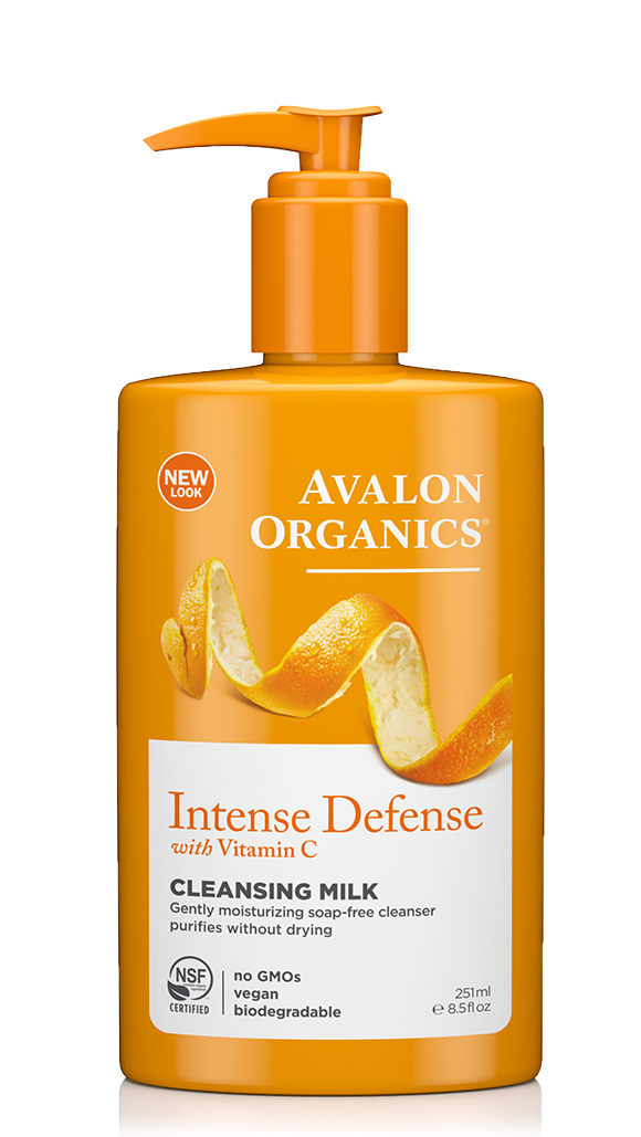 Avalon Organics Intense Defense With Vitamin C Cleansing Milk