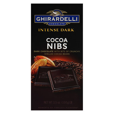 Ghirardelli Chocolate Intense Dark Cocoa Nibs Bar