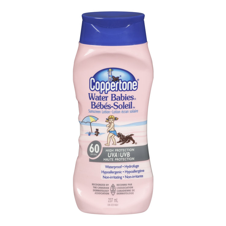 Coppertone Water Babies Sunscreen Lotion, Waterproof, SPF 60 Reviews 2019