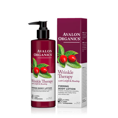 Avalon Organics Wrinkle Therapy With Coq10 & Rosehip Firming Body Lotion