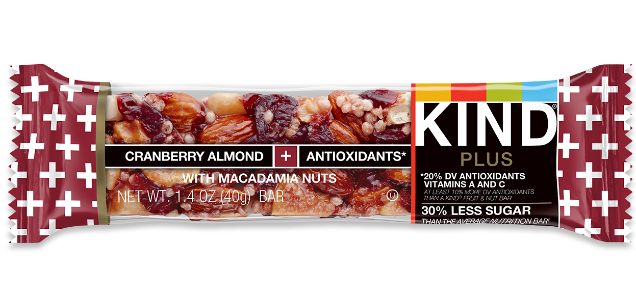 KIND® Cranberry Almond + Antioxidants With Macadamia Nuts