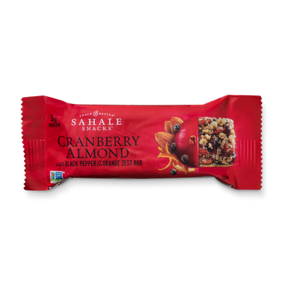 Sahale Snacks® Cranberry Almond With Black Pepper & Orange Zest Bar