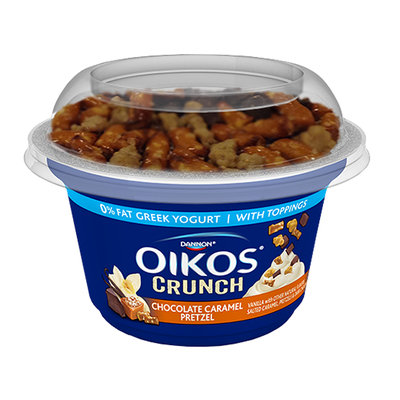 DANNON® OIKOS® CRUNCH GREEK NONFAT YOGURT CHOCOLATE PRETZEL