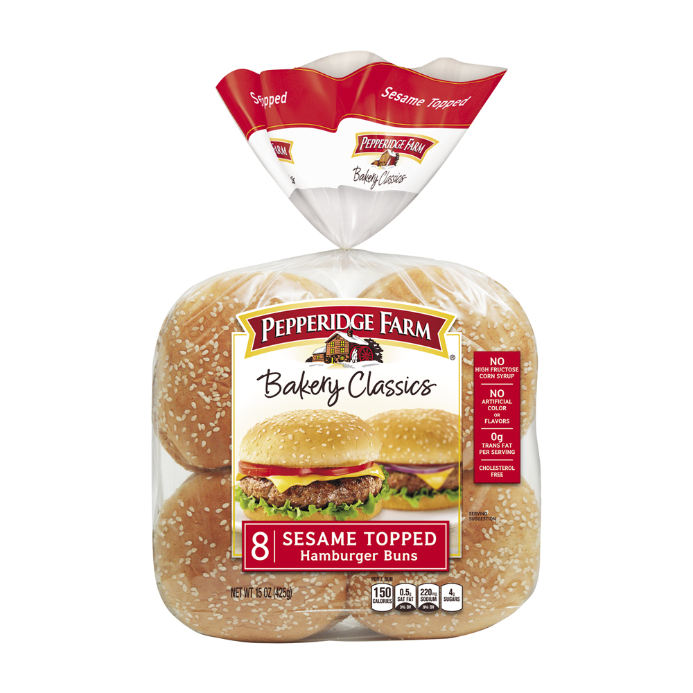 Pepperidge Farm® Bakery Classics Sesame Topped Hamburger Buns
