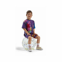 Gymnic 14'' Sit 'n' Gym Ball in Clear with Stars