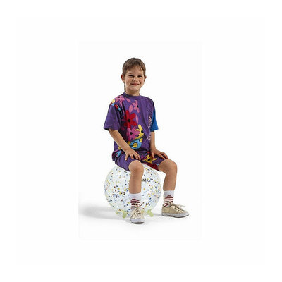 Gymnic 14'' Sit 'n' Gym Ball in Clear with Stars