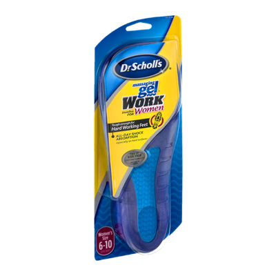 Dr. Scholl's Massaging Gel Work Insoles for Women Size 6-10