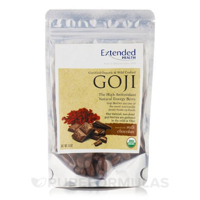 Organic Goji Berries Milk Chocolate 6 oz by Extended Health