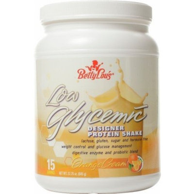 Betty Lou's Low Glycemic Designer Protein Shake Orange Cream -- 22.75 oz