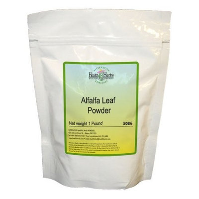 Alternative Health & Herbs Remedies Alfalfa Leaf Powder, 1-Pound Bag