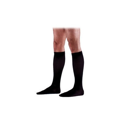 Sigvaris Cotton 233CMSM99-S 30-40 mmHg Mens With Grip Top Socks Black - Medium Short