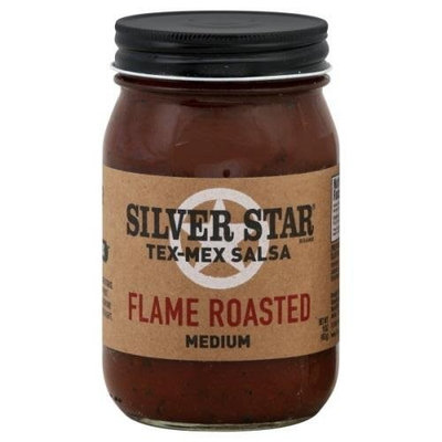 Silver Star Silverstar, Salsa Flame Roasted, 16 OZ (Pack of 6)