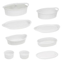 CorningWare French White 10 Piece Bake Set