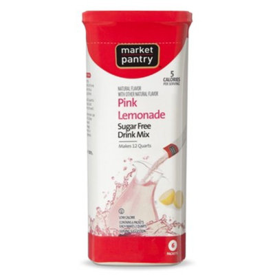 market pantry Market Pantry Sugar-Free Pink Lemonade Powder Drink Mix 3.2-oz.