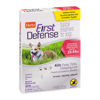 Hartz First Defense Topical Treatment for Dogs 23-44lbs - 3 CT