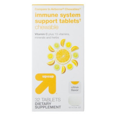 up & up up&up Immune System Support Tablets Citrus Flavor Chewables - 32 Count