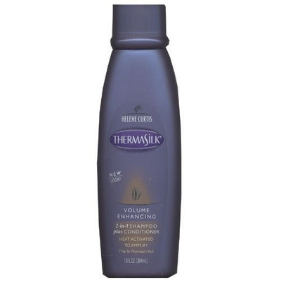 Thermasilk Shampoo Plus Conditioner 2 in 1, Volumizing, For Fine Or Thin Hair - 13oz.