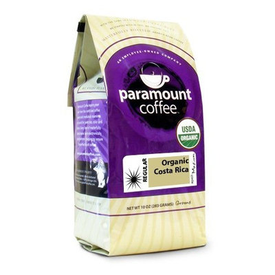 Paramount Coffee, Organic Costa Rica, Ground Coffee, 10-Ounce Bags (Pack of 3)